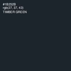 #1B252B - Timber Green Color Image